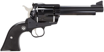 Ruger 0465 Blackhawk Single 45 Colt (LC) 5.5" 6 rd Black Rubber Grip Blued - 736676004652