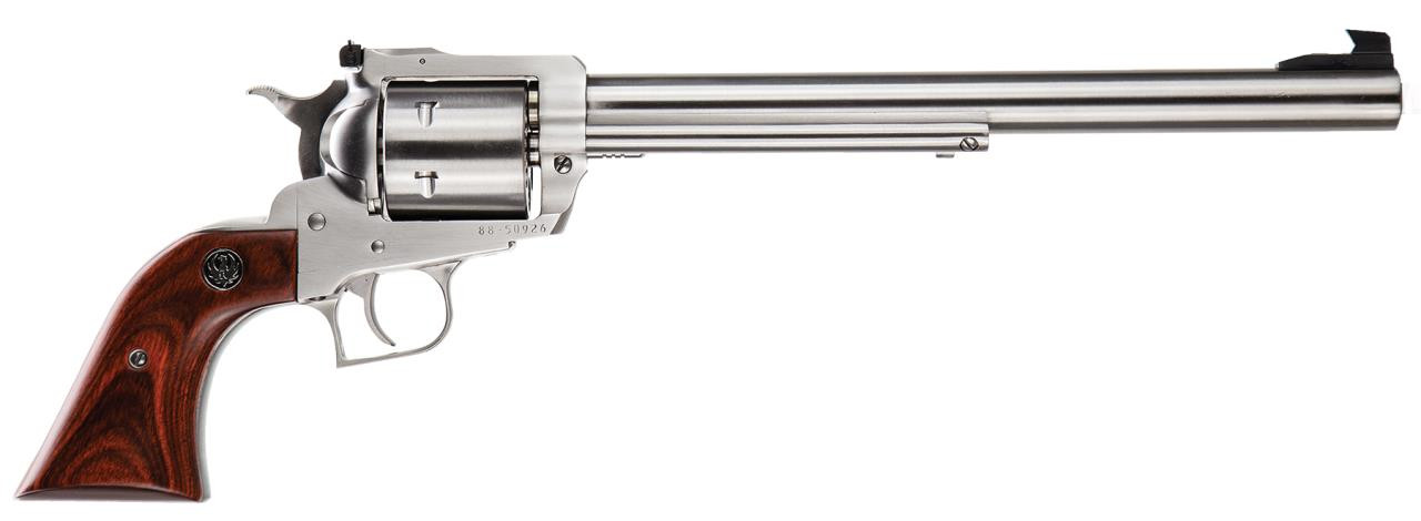 Ruger 0806 Super Blackhawk Standard Single 44 Remington Magnum 10.5" 6 rd Hardwood Grip Stainless Steel - 736676008063