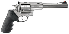 Ruger 5505 Super Redhawk Standard Single/Double 454 Casull 7.5" 6 rd Black Hogue Tamer Monogrip Grip Stainless - 736676055050