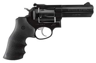 Ruger 1702 GP100 Standard Single/Double 357 Magnum 4.2" 6 rd Black Hogue Monogrip Grip Blued - 736676017027