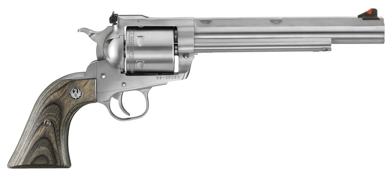 Ruger 0860 Super BlackHawk Hunter Single 44 Remington Magnum 7.5" 6 rd Black Laminate Wood Grip Stainless Steel - 736676008605