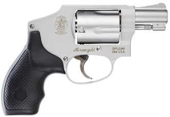 Smith & Wesson 103810 642 Airweight Double 38 Special 1.875" 5 rd Black Synthetic Grip Stainless - 221880381014