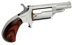 NAA NAA22MSCP 22 Magnum Ported 1.125" with 22 LR Cylinder Single 22 Winchester Magnum Rimfire (WMR) 1.1" 5 Rosewood Stainless - 744253002168