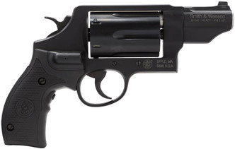 Smith & Wesson 162411 Governor MA Compliant Single/Double 45 Colt (LC)/45 Automatic Colt Pistol (ACP)/410 2.75" 6 rd Black Synthetic Crimson Trace Lasergrip Grip Black Stainless Steel - 221886241138
