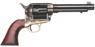 Taylors 441 Cattleman Ranch Hand 1873 357RemMag 5.5" 6 Walnut Grip Blued - 839665003732