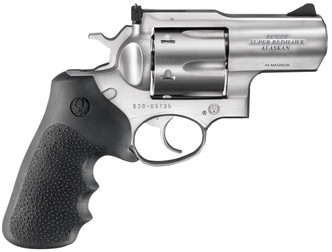 Ruger 5302 Super Redhawk Alaskan Single/Double 480 Ruger 2.5" 6 rd Black Hogue Tamer Monogrip Grip Stainless Steel - 736676053025