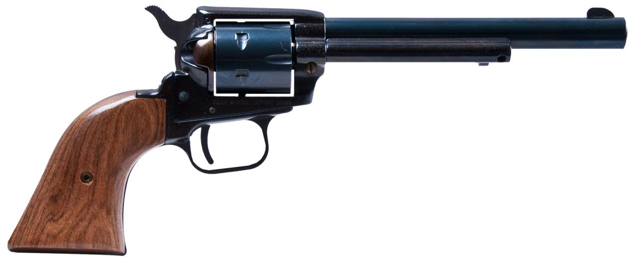 Heritage Mfg R22MB6BX Rough Rider Small Bore Single 22 Long Rifle 6.5" 6 Cocobolo Blued - 727962500347