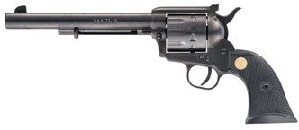 Chiappa Firearms CF340170D 1873 Single Action Army Single 22 Long Rifle 7.5" 10 Black Synthetic Black with 22WMR Cylinder - 536707110990