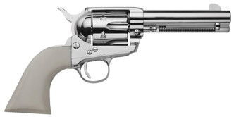 Traditions SAT73131 1873 SAFrontier Nickel 45 Colt (LC) 4.75" 6 White PVC Nickel - 405890182940