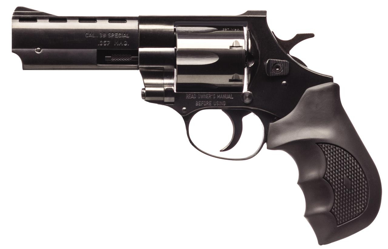 EAA EARB384 Windicator Alloy Frame Single/Double 38 Special 4" 6 FS Black Rubber Grip Blued - 741566104237