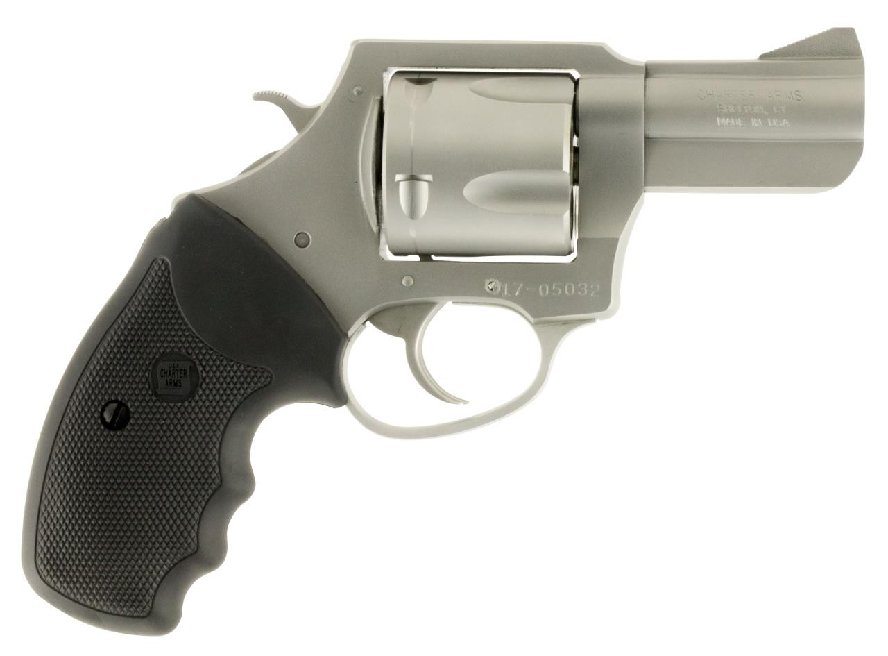 Charter Arms 74520 Pitbull Single 45 Automatic Colt Pistol (ACP) 2.5" 5rd Black Rubber Grips Stainless - 678958745207