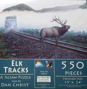 Elk Tracks 550 Piece Jigsaw Puzzle
