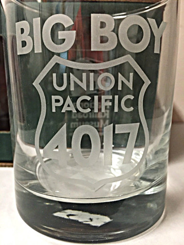 Union Pacific "Big Boy" 4017 Highball Glass (Individual)