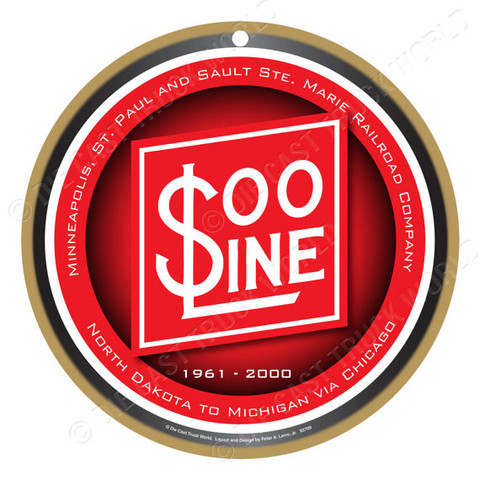 Soo Line Wooden Plaque