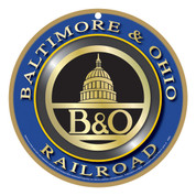 Baltimore & Ohio (B&O) Wooden Plaque