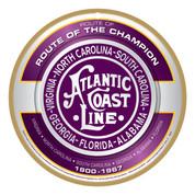Atlantic Coast Line Wooden Plaque