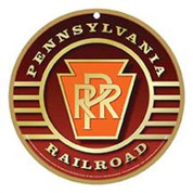 Pennsylvania Railroad (PRR) Wooden Plaque