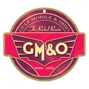 Gulf, Mobile & Ohio (GM&O) Wooden Plaque