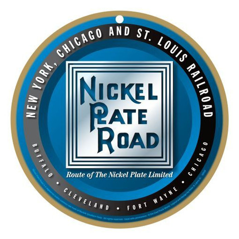 Nickel Plate Road Wooden Plaque