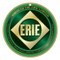Erie Railroad Wooden Plaque