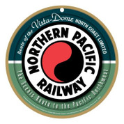 Northern Pacific Railway Wooden Plaque