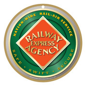 Railway Express Agency Wooden Plaque
