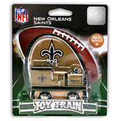 NFL New Orleans Saints Wooden Train