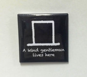 Hobo Symbol Magnet: "A Kind Gentleman Lives Here"