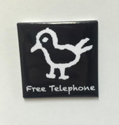 Hobo Symbol Magnet: "Free Telephone"