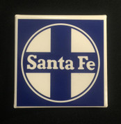 Santa Fe Magnet (Blue & White Logo)