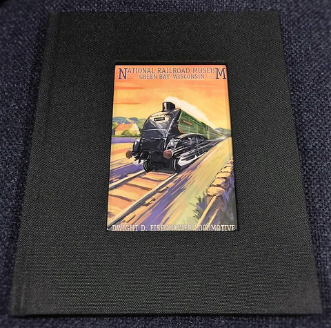 Dwight D. Eisenhower Locomotive Artwork Notebook