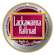 Lackawanna Railroad Wooden Plaque