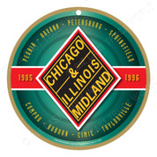 Chicago & Illinois Midland Wooden Plaque