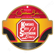 Kansas City Southern Lines Wooden Plaque