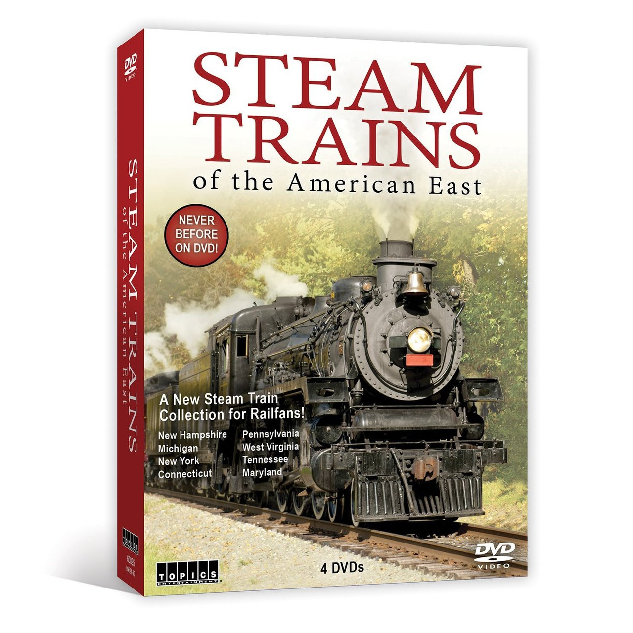 Steam Trains of the American East DVD