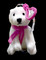 The Polar Express™ Polar Bear Key Ring - Pink Scarf