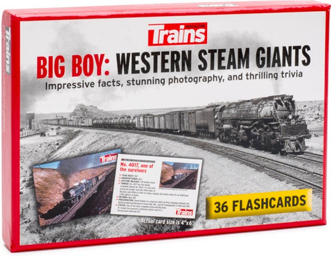 Trains® Big Boy Western Steam Giants Flashcards