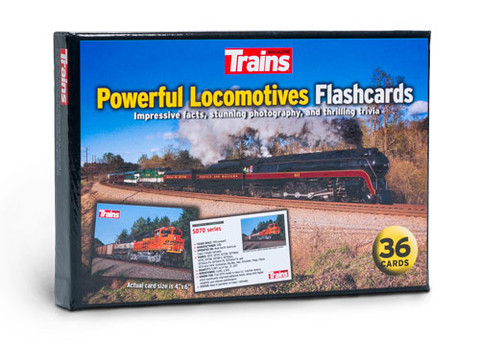 Trains® Powerful Locomotives Flashcards