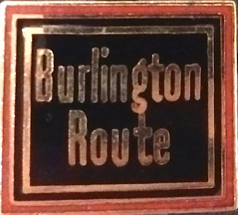 Burlington Route Pin