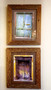 framed in repurposed teak 16x20