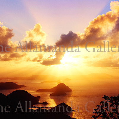 Sunset in Tortola