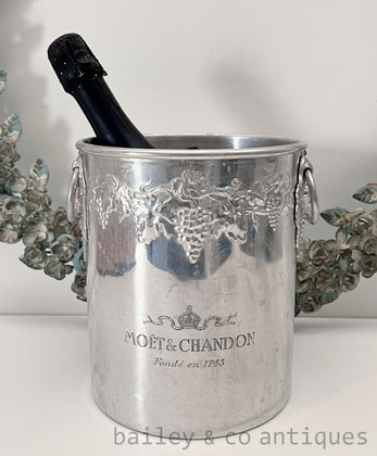 A Vintage French Moet & Chandon Aluminium Champagne Bucket - E566