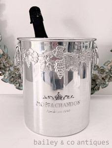 A Vintage French Moet & Chandon Aluminium Champagne Bucket - E472