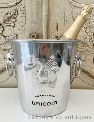 A Vintage French Bricout Champagne Bucket Rooster - E416