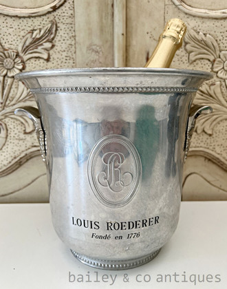 A Rare Vintage French Louis Roederer Champagne Bucket - E428