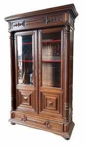 An Antique French Oak Bookcase - D023