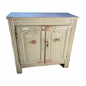SOLD An Antique French Louis Style Painted Buffet - E005