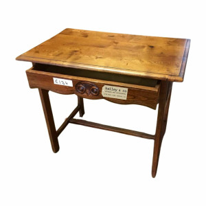 An Antique French Chestnut Table Writing Table Desk - E184