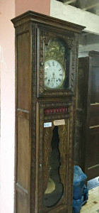 An Antique French Chestnut Cased Comptoise Clock - E023