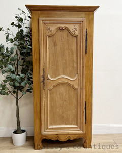 An Antique French Bonnetiere Armoire Louis Style - E039